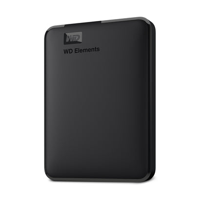 WD Elements Portable Externe Festplatte - 4 TB USB 3.0 Schwarz. Schwarzes, kompaktes Gehäuse zur externen Datenspeicherung und -sicherung via USB 3.0.