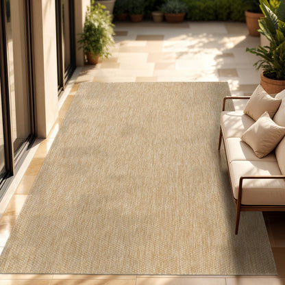 Paco Home Outdoor Teppich Sisaloptik Flachgewebe Natur 160x220 cm, rechteckig und meliert, für Terrasse und Balkon