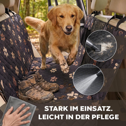 Hainberger Hundedecke Auto Rückbank 4-in-1 wasserdicht 137x147 cm