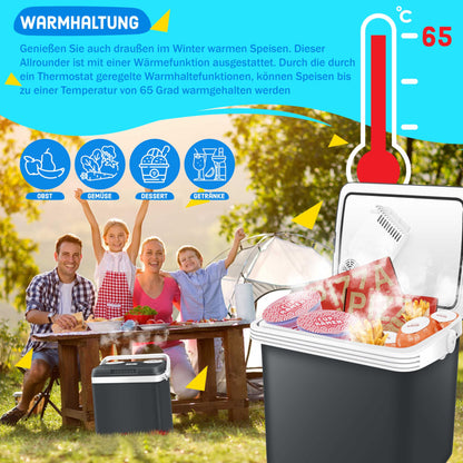 KESSER® Kühlbox Thermo-Elektrisch – 32L Kühlen/Wärmen 12/230V