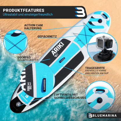 Bluemarina Ariki Aufblasbares SUP Board - Classic 325 cm
