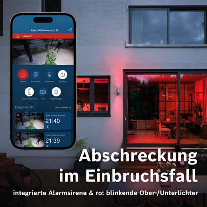 Bosch Smart Home Aussenkamera II Überwachungskamera Aussen – anthrazit