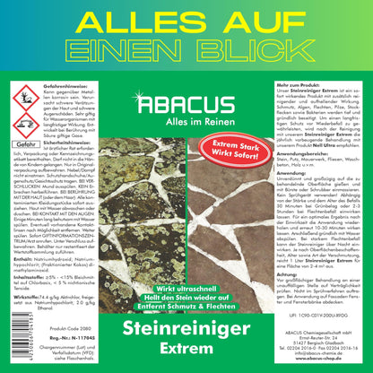 ABACUS® Steinreiniger Extrem Intensiv Aussen – 5 Liter