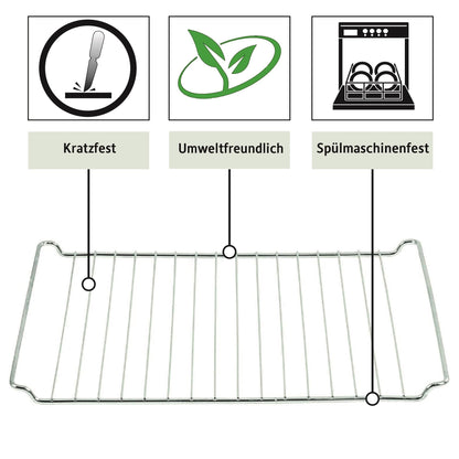 ICQN Backblech & Ofenrost Set 45.5x37.5 cm - 2-teilig