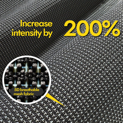 HOLLUDLE Ergonomischer Bürostuhl mit adaptiver Rückenlehne - Schwarz