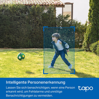 Tapo C410 Überwachungskamera Aussen Akku 4er Pack 2K