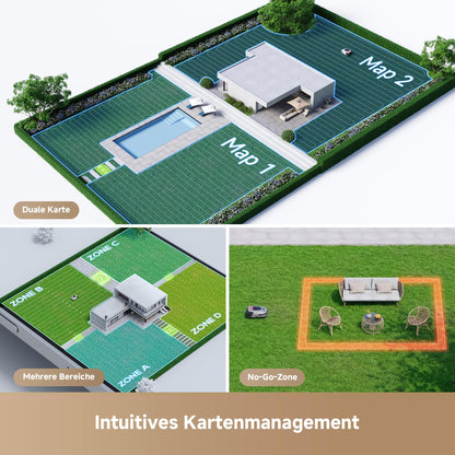 dreame Mähroboter A1 Pro – drahtlos, 2000m², mit Garage