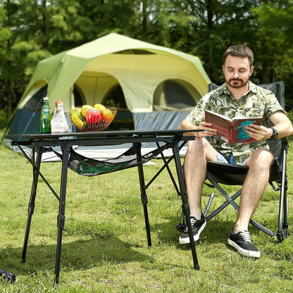 Portal Campingtisch faltbar höhenverstellbar - 90x53cm