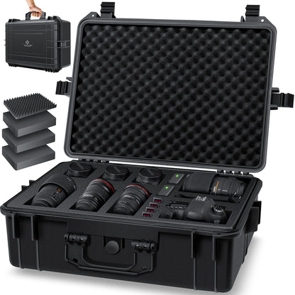KESSER® Kamerakoffer 35L Universal – Wasserdicht & Staubdicht