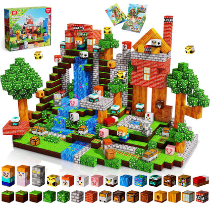 Goody King Magnetbausteine Set - 200 Teile Wald & Wiesen