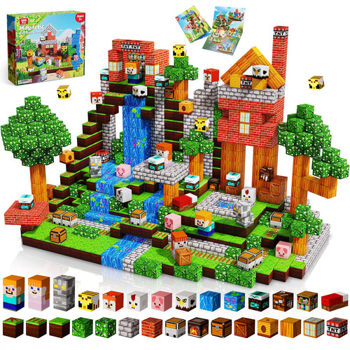 Goody King Magnetbausteine Set - 200 Teile Wald & Wiesen