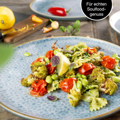 Moritz & Moritz TERRA 36-tlg Geschirrset - Azurblau 12 Personen