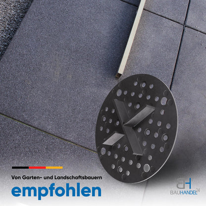 Bauhandel24 Fugenkreuze 3mm für Terrassenplatten - Schwarz