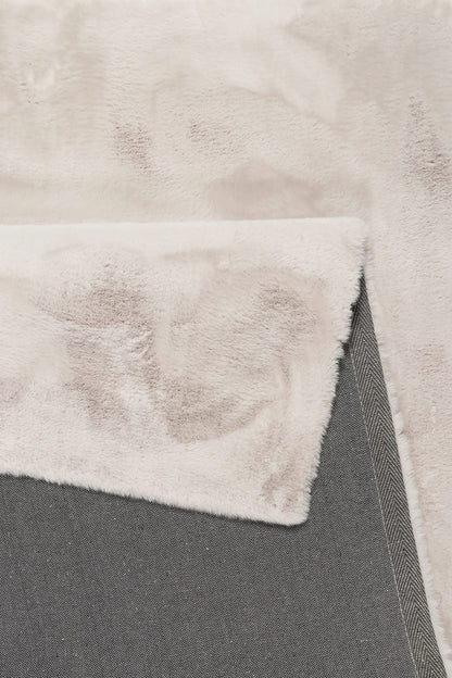 Esprit Home Alice Hochflor Teppich - 200x200cm hellgrau