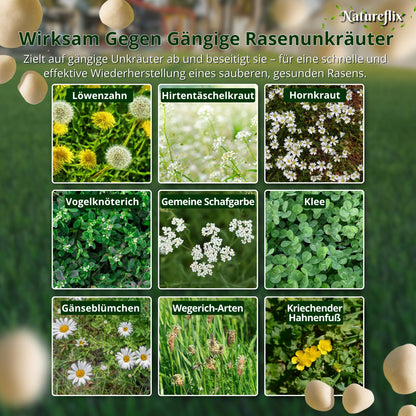 Natureflix Rasendünger mit Unkrautvernichter – extra stark 10kg