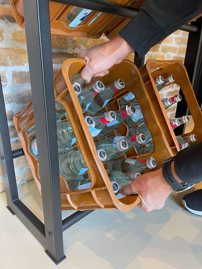 QUICK STAR Getränkekistenregal Standregal – 6 Kisten 71x140cm