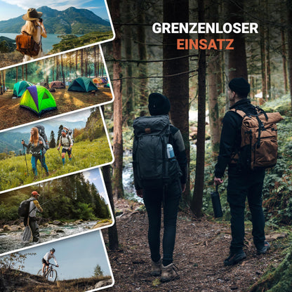 Bachgold Wasserfilter Flasche Profi Outdoor – Rot 500ml