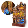 FUNPOLA Venice Night Starlit Book Nook Kit, 3D-Holzpuzzle mit LED, beleuchtete Venedig-Miniatur aus Holz