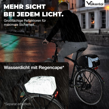 Valkental 3in1 Gepäckträgertasche mit Kühlfunktion, 14 l, wasserfest