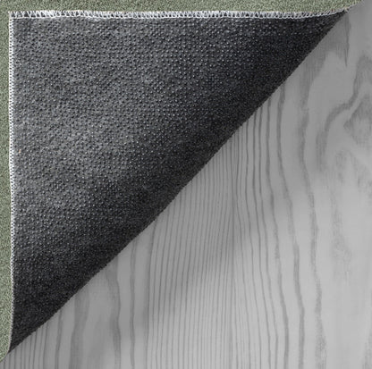 the carpet Relax Kurzflor Teppich Felloptik, Grün, 160 x 220 cm