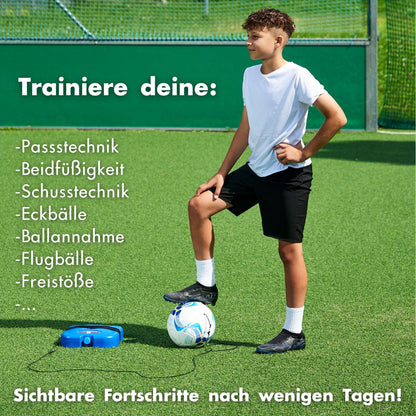 MOVEMATE® Fussball-Training Set mit Schnur – Jugendliche (370g)