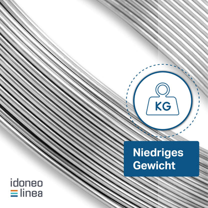 Idoneo Linea Alu Erdungsdraht 8mm Blitzschutz PV - 70m