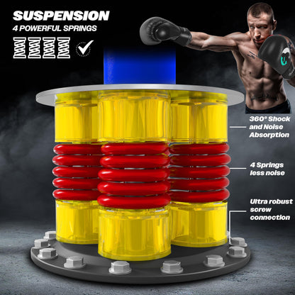 KESSER® Boxsack Set freistehend Erwachsene MMA - Schwarz