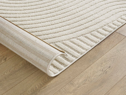 The Carpet Everest Kurzflor Teppich - Creme 160x230 cm