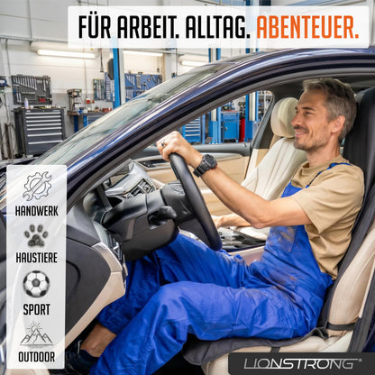 LIONSTRONG Autositzschoner Vordersitz wasserdicht, 2er-Set