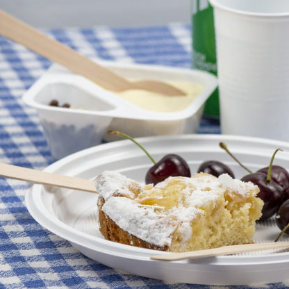 Commerline Plastikteller Mehrweg ungeteilt - Ø22cm 500 Stk.