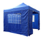 All Seasons Gazebos 3x3m Pop Up Pavillon mit 4 Seitenwänden - Königsblau