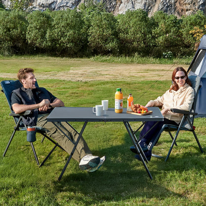 EVER ADVANCED Campingtisch faltbar 120x60 cm für 4-6 Personen