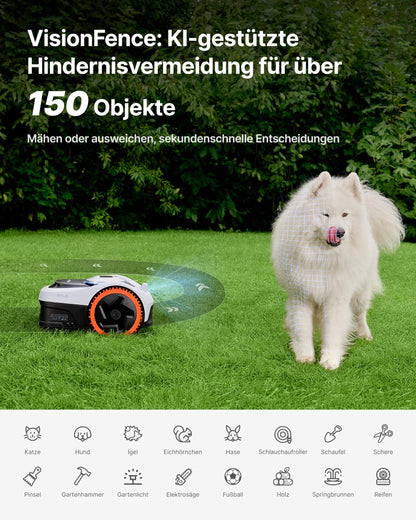 Segway Navimow i205 AWD Mähroboter ohne Begrenzungskabel, 500 m²