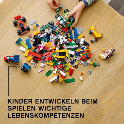 LEGO Classic 11014 Steinebox mit Rädern - Bauset