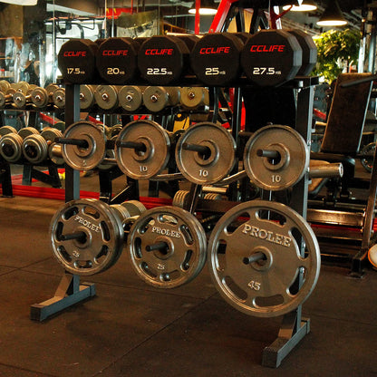 CCLIFE Hantelablage ZERRO – Kurzhantel- & Langhantelständer