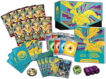 Pokémon Sammelkarten Top-Trainer-Box Mega-Entwicklung Erhabene Helden