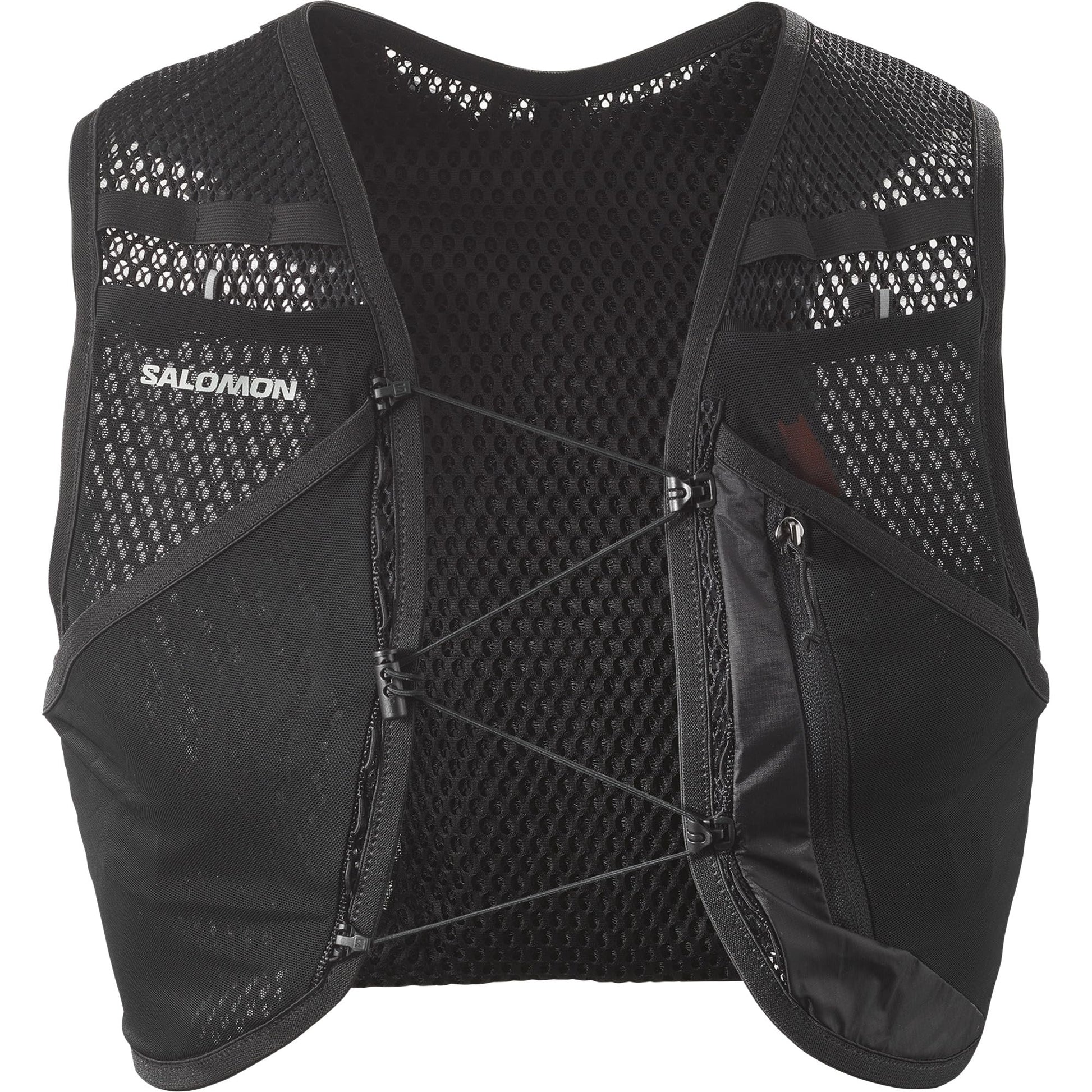 Salomon Active Skin 4 Trailrunning Laufweste – 4L Unisex. Weste mit Flaschenhaltern & Fächern für Trailrunning-Essentials.