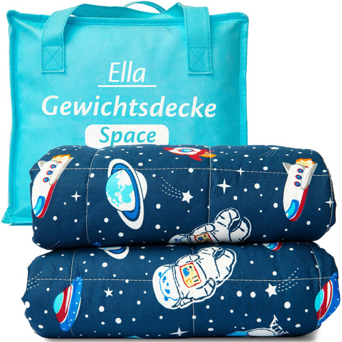 Ella Gewichtsdecke Kinder 3,2 kg 100x150 cm - Space