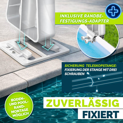 tillvex Pool Aufroller Premium für Solarplane, ausziehbar bis 6,15 m