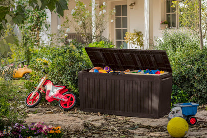 Koll Living Auflagenbox 270 Liter wasserdicht in Holzoptik