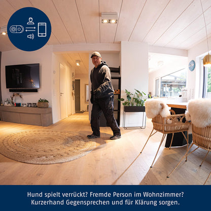 ABUS PPIC31020 WLAN Privacy Innen-Kamera mit 180-Grad Blickwinkel