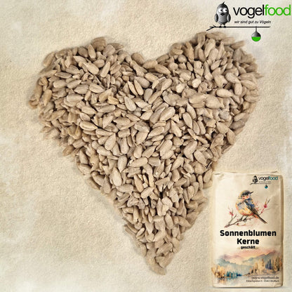 Vogelfood Geschälte Sonnenblumenkerne 25 kg Vogelfutter für Wildvögel