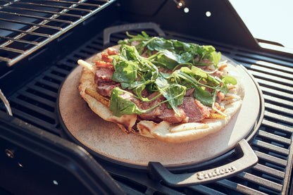 Enders Grillzubehör Set: Grillspiess Pro & Switch Grid Pizzastein