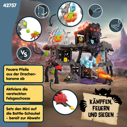 Schleich ELDRADOR MasterCave Smashrador 42757, 119-teiliges Spielset