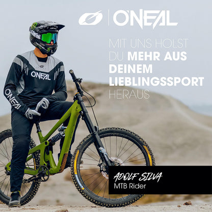 O'NEAL Dirt Knee Guard Knieprotektor BMX MTB, Schwarz Weiss, Grösse S