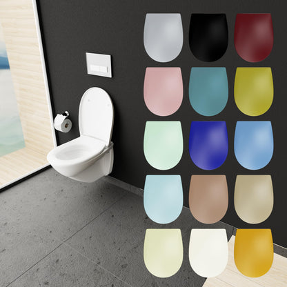 LUVETT C100 oval WC-Sitz mit Absenkautomatik - Pergamon Weiss