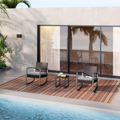 Bealife Lounge Set Gartenmöbel – 2 Personen Balkon Outdoor