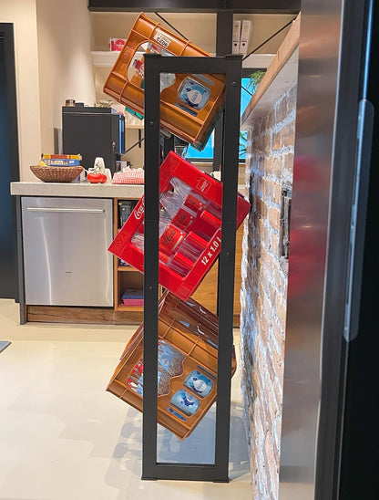 QUICK STAR Getränkekistenregal Standregal – 6 Kisten 71x140cm