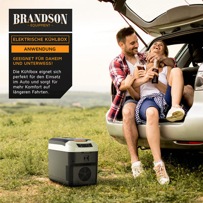 Brandson Kühl-/Wärmebox elektrisch 10L 230V/12V – Cool Grey