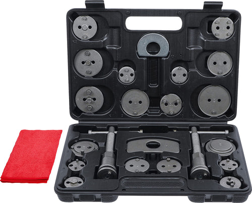 BGS Diy Bremskolben-Rückstell-Satz 1110-47000 22-teilig mit Rechts- und Linksgewindespindel